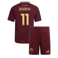 Echipament fotbal AS Roma Artem Dovbyk #11 Tricou Acasa 2024-25 pentru copii maneca scurta (+ Pantaloni scurti)